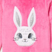 Ensemble pyjama 2 pi&egrave;ces velours rose fushia fille