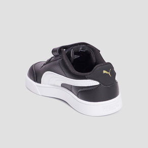 tennis basses a scratchs puma shuffle noir garcon Tennis basses à scratchs Puma Shuffle noir garçon