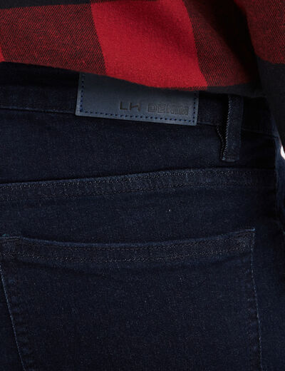 Jeans skinny 5 poches denim brut homme