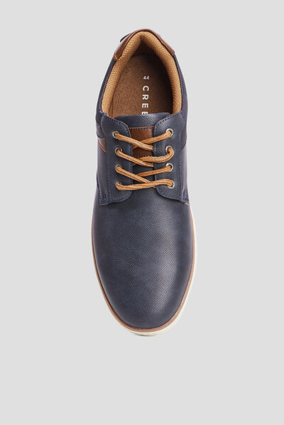 Derbies à lacets Creeks bleu marine homme