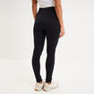 Legging de sport c&ocirc;tel&eacute; stretch noir femme
