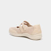 Ballerines brides &eacute;lastiqu&eacute;es sable femme