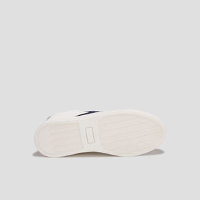 Tennis à lacets blanc femme