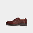 Derbies en cuir marron homme