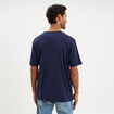 T-shirt avec manches courtes coton Kappa bleu gris homme