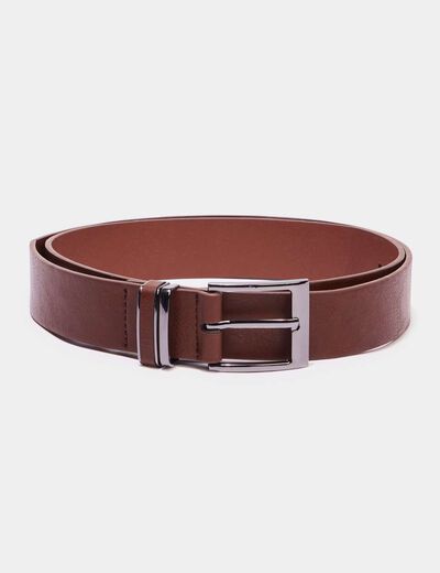 Ceinture marron cognac homme