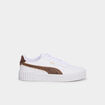 Baskets en cuir Puma Carina 3.0 marron femme