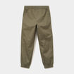 Pantalon battle taille &eacute;lastiqu&eacute;e coton vert kaki gar&ccedil;on