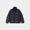 Doudoune col montant zippée noir femme