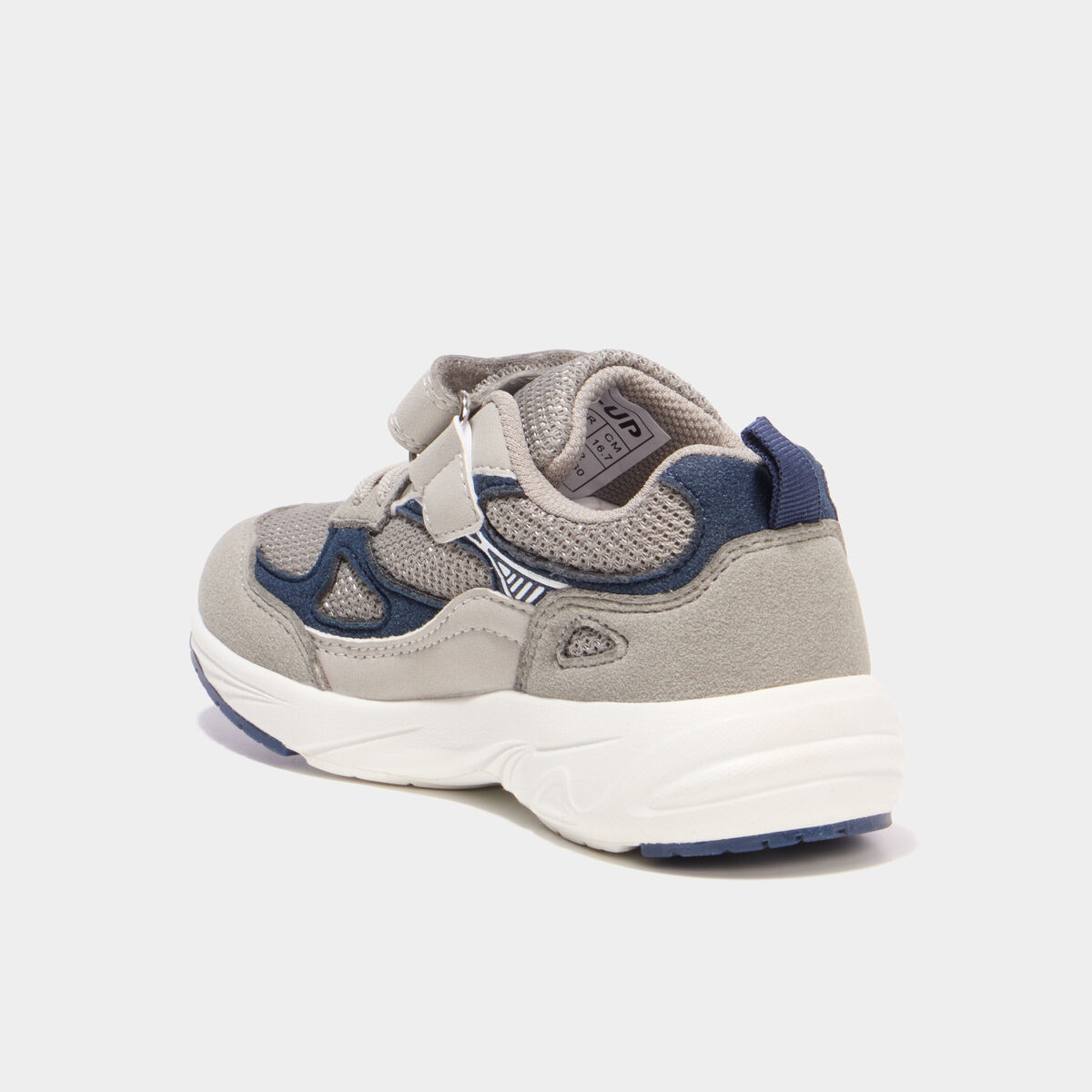Baskets running avec scratchs gris gar&ccedil;on