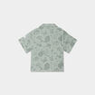 Ensemble short et chemise gaze de coton vert pastel bébé garçon