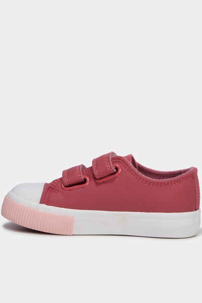 Baskets &agrave; scratchs d&eacute;perlantes rose fille