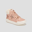 Baskets Lulu Castagnette rose fille