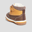 Bottines fourrées bout rond Trappeur camel bébé garçon