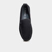 Mocassins en cuir bleu marine homme