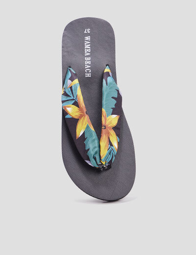 Tongs brides foulard Wamea Beach multicolore femme