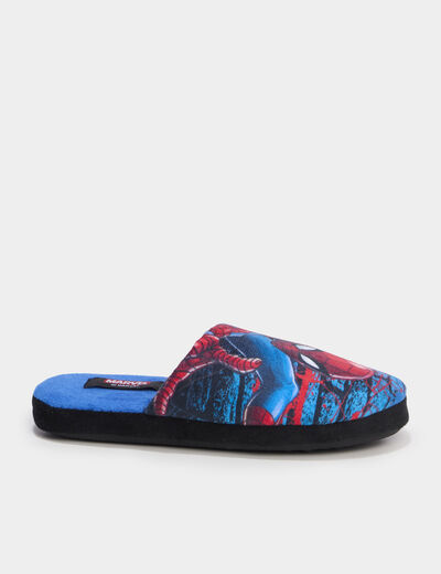 Chaussons mules Spider-Man bleu gar&ccedil;on