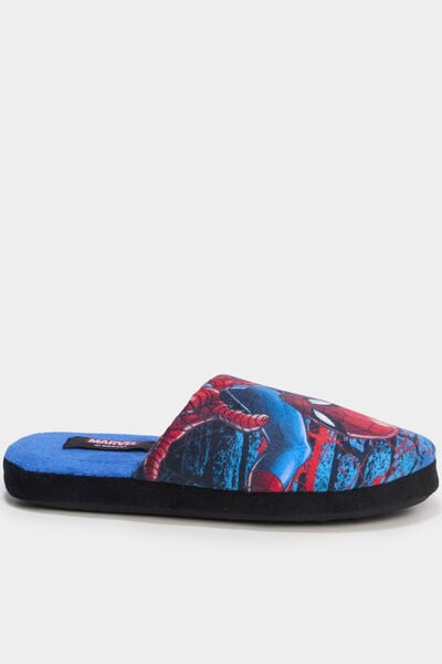 Chaussons mules Spider-Man bleu gar&ccedil;on