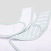 Lot 2 bavoirs coton pingouin bleu gris bébé