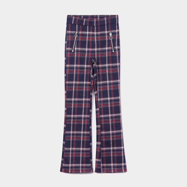 tregging flare poches zippees bleu marine fille Tregging flare poches zippées bleu marine fille