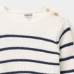 Pull col rond manches longues creme b&eacute;b&eacute; gar&ccedil;on