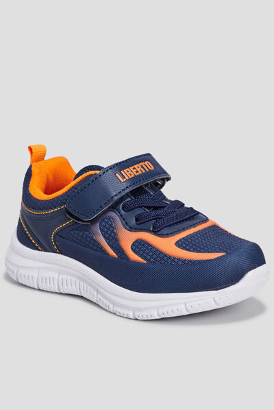 Runnings à lacets Liberto bleu marine garçon