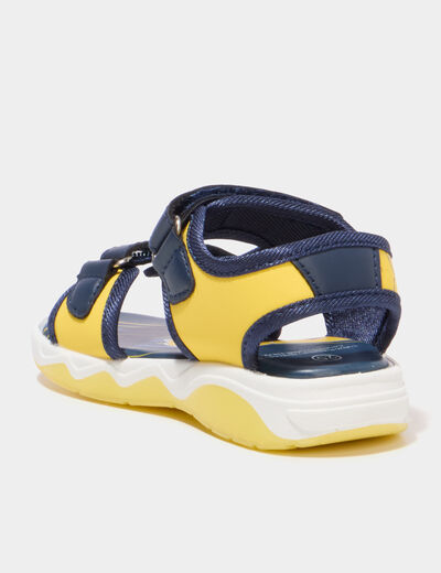 Sandales semelles lumineuses Pok&eacute;mon jaune gar&ccedil;on