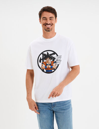 T-shirt manches courtes Dragon Ball Z blanc homme