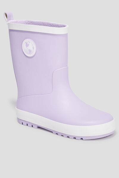 Bottes de pluie Trappeur parme fille