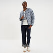 Veste manches longues matelass&eacute;e blanc femme