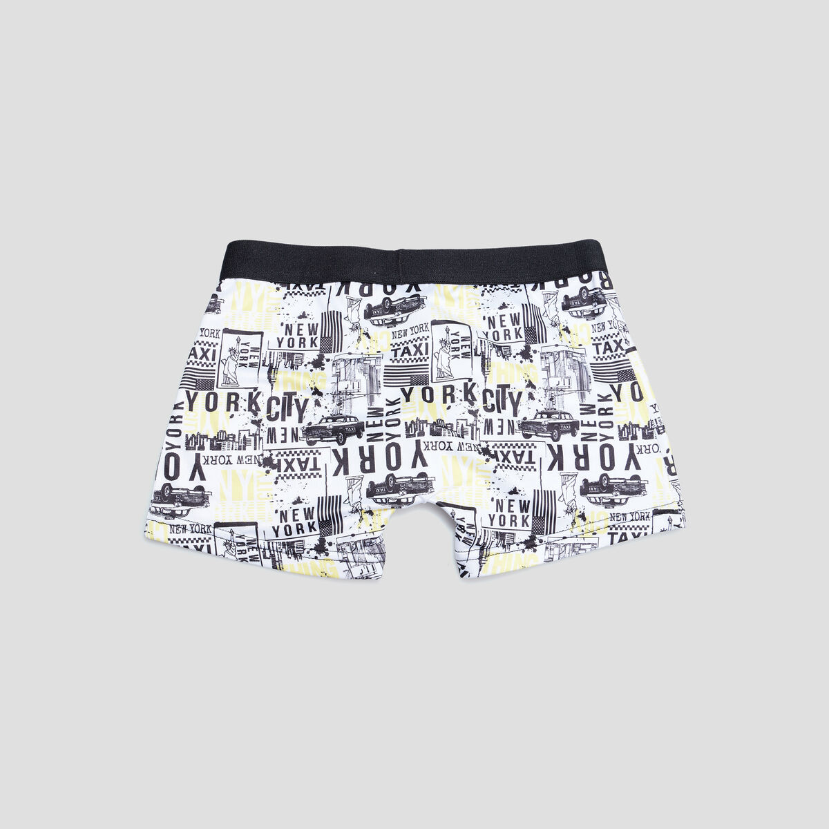 Lot 3 boxers microfibre jaune garçon