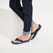 Tongs semelle crantée bleu marine homme