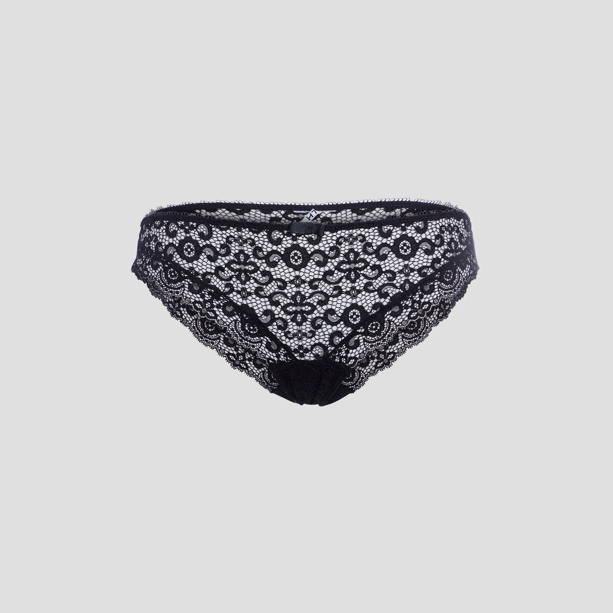 Culotte en dentelle noir femme