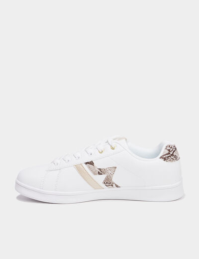 Tennis basses à lacets Creeks sable femme