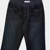 Jeans regular taille ajustable denim brut gar&ccedil;on