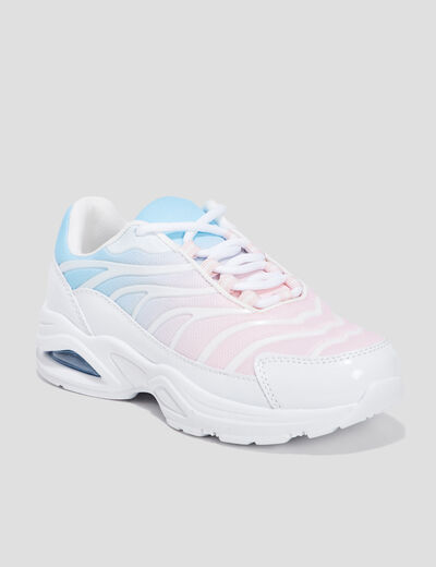 Baskets running à lacets Liberto multicolore fille