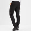 Pantalon droit avec pinces noir homme