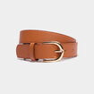 Ceinture marron cognac femme