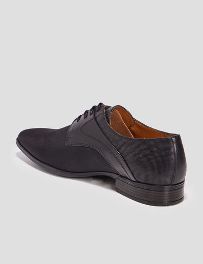 Derbies à lacets noir homme