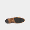 Derbies &agrave; lacets en cuir marron homme
