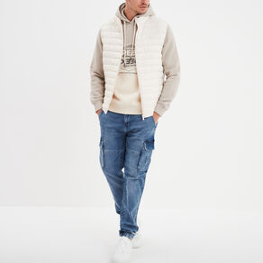 doudoune legere deperlante sans manches ecru homme Doudoune légère déperlante sans manches ecru homme