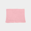 Tour de cou tricot&eacute; fourr&eacute; vieux rose fille