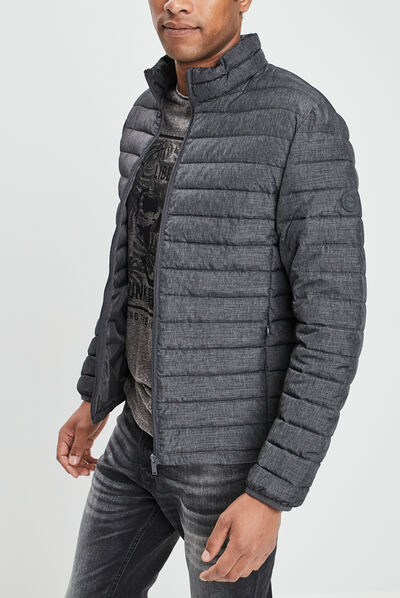Doudoune droite Creeks gris homme