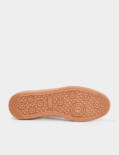 Tennis basses &agrave; lacets Creeks sable femme