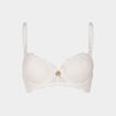 Soutien-gorge corbeille paddé blanc femme