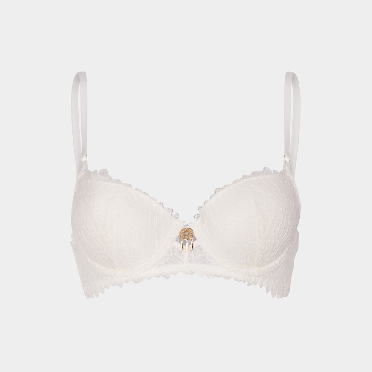 Soutien-gorge corbeille paddé blanc femme