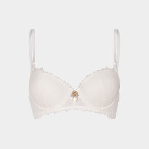 Soutien-gorge corbeille paddé blanc femme