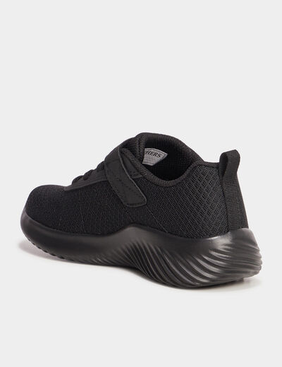 Baskets running lavables Skechers noir garçon