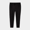 Pantalon carotte fluide élastiqué noir femme grande taille