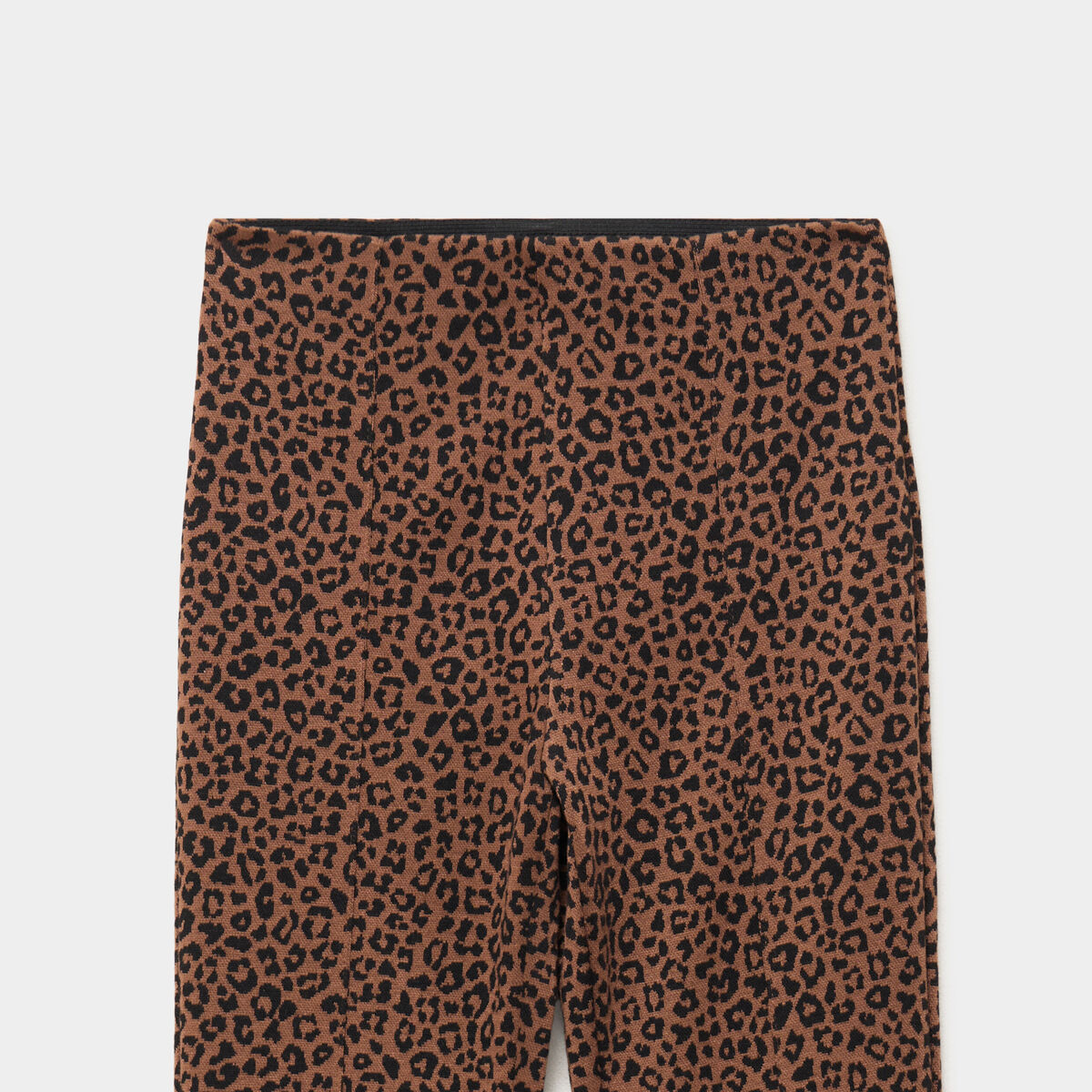 Pantalon bootcut stretch marron fille